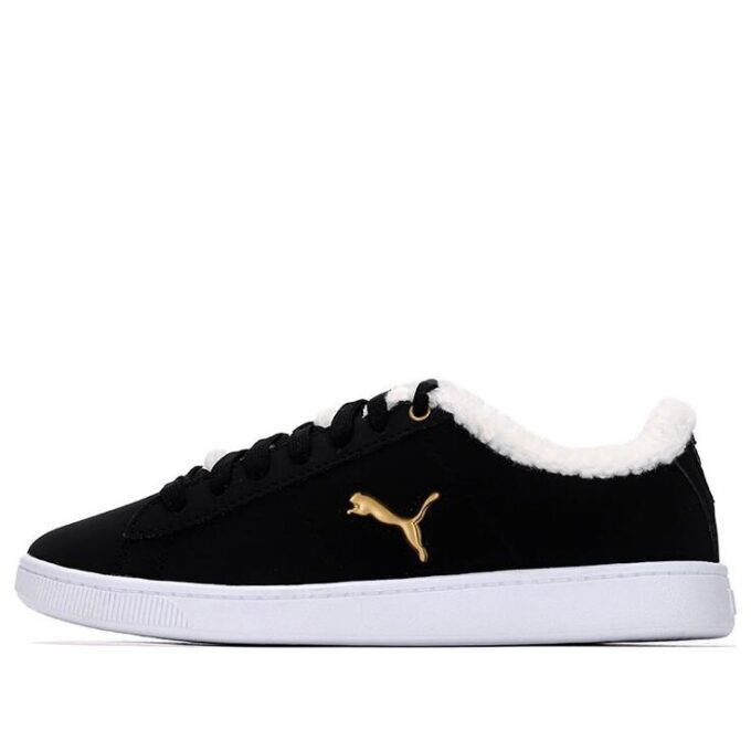 (WMNS) Vikky v2 Cat Teddy Sneakers Svarta