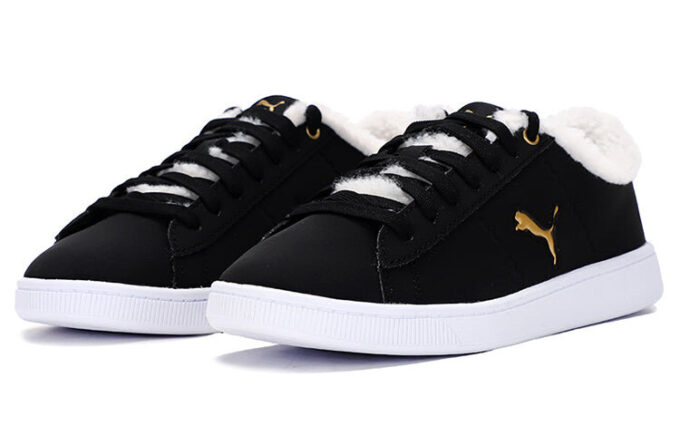 (WMNS) Vikky v2 Cat Teddy Sneakers Svarta