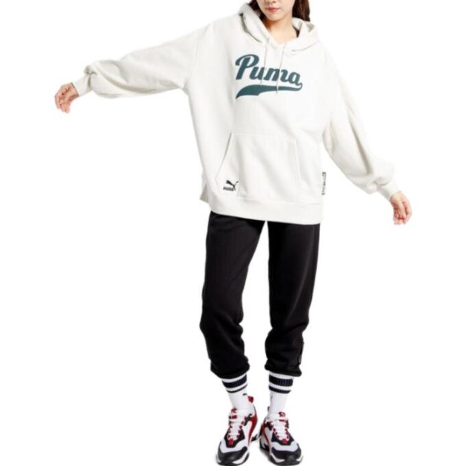 (WMNS) Word Logo Hoodie ”Vit”