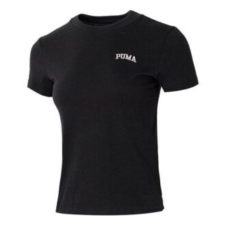 (WMNS) Wordmark-logotyp T-shirt Small Fit ”Svart”