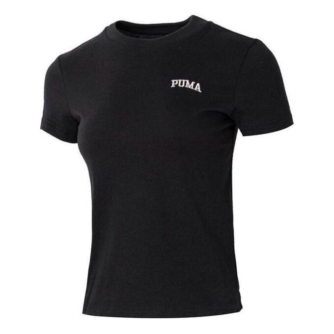 (WMNS) Wordmark-logotyp T-shirt Small Fit ”Svart”