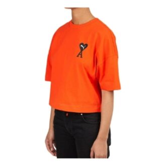 (WMNS) x Ami Paris Graphic T-shirt ”Orange”