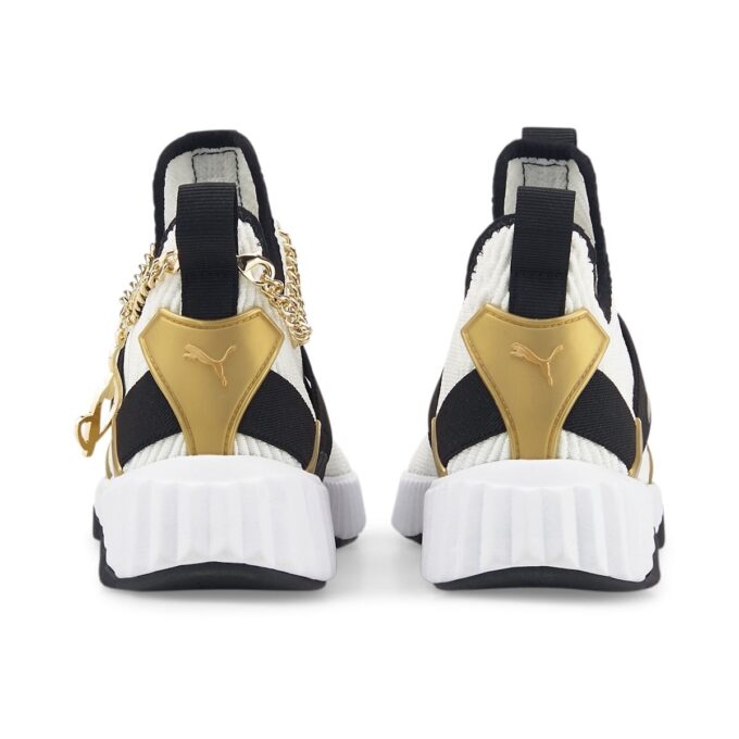 (WMNS) x Baby Phat Defy Mid ”Vit Svart Guld”