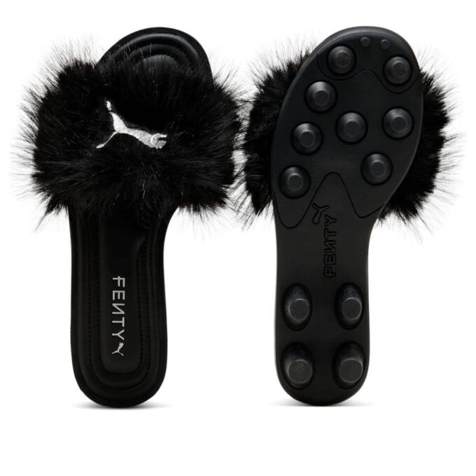(WMNS) x FENTY Cat Cleat Sandaler ”Chic Fur Black”