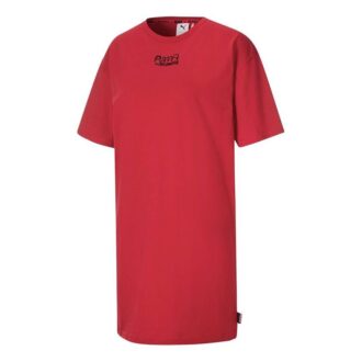 (WMNS) x Mr Doodle Kortärmad Klänning Röd