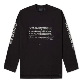 (WMNS) X Rihanna Fenty Långärmad Rundringad T-shirt ”Svart”