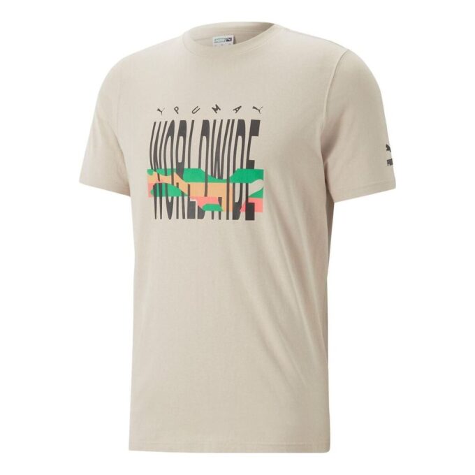 Worldwide Graphic T-shirt ”Beige Svart”