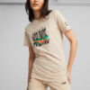 Worldwide Graphic T-shirt ”Beige Svart”