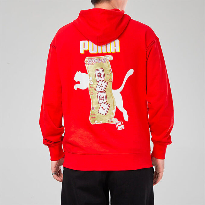 YOTOX Hoodie ”Röd Vit Guld”