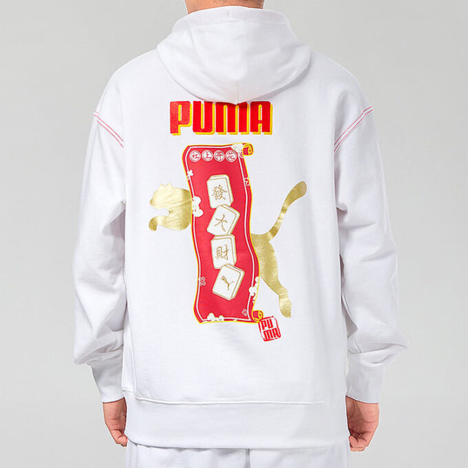 YOTOX Hoodie ”Vit Röd Gul”