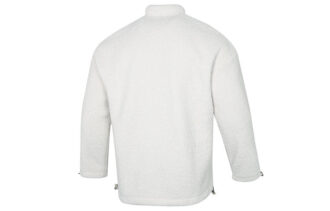 Yott Stand Collar-logotypjacka med begränsad CNY-märkning, vit